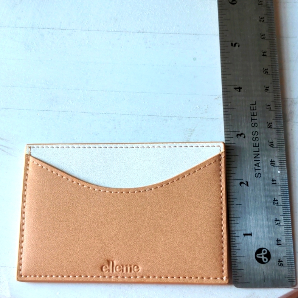 Elleme leather card holder, nwot